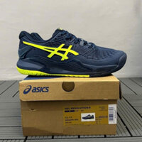 giày Asics Gel Resolution 9 Wide (2E) Mako Blue/Yellow FOX2