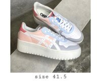 Giày Asics trắng hồng xám
