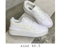 Giày ASICS trắng sọc kem