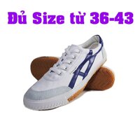 Giầy ba ta trắng thể thao nam nữ size 36-43