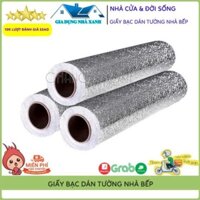 Giấy Bạc Dán Tường, Cuộn Giấy Bạc Dán Bếp Cách Nhiệt, Chống Thấm Dầu Mỡ, Miếng Dán Tiện Ích Cho Căn Bếp Của Bạn