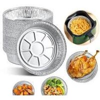 Giấy Bạc Lót Nồi Chiên Không Dầu sz22 Lò Nướng ,Khuôn Đĩa Nhôm Đựng Thức Ăn, Thực Phẩm
