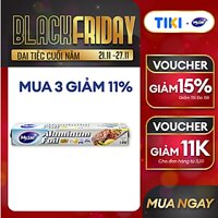 Giấy Bạc Màng Nhôm MyJae Đài Loan Để Bảo Quản, Nướng Thức Ăn, Bọc Thực Phẩm 30cm x 14m