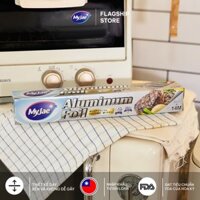 Giấy Bạc Màng Nhôm MyJae Đài Loan Để Bảo Quản, Nướng Thức Ăn, Bọc Thực Phẩm 30cm x 14m