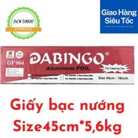 Giấy bạc nướng, giấy bạc bọc thực phẩm cuộn 45cm*5,6kg