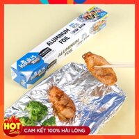 Giấy bạc nướng thức ăn, màng nhôm dùng bảo quản thực phẩm, giữ hơi nóng thực phẩm, chịu được nhiệt độ cao -oan toàn
