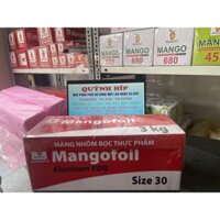 Giấy bạc nướng thực phẩm MANGO  30cm x 3kg cuộn lớn