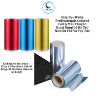 Giấy Bạc Wella Professionals Colored Foil 4 Màu Chuyên Dụng Dùng Để Hỗ Trợ Nhuộm Tóc Và Tẩy Tóc