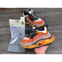 Giày Balenciaga Triple S Orange [ Full Box ] Tặng Dây Giày Dự Phòng