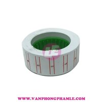 Giấy bấm giá trắng