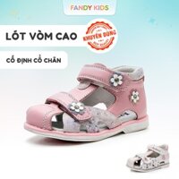 Giày Bàn Chân Bẹt Cho Bé Sandal APAKOWA LY2002 Fandy Kids Giày Cổ Cao Đế Cứng Có Gắn Lót Chỉnh Hình