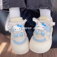 Giày Ban Mùa Xuân Mới Nữ Wild Platform Giày Bánh Mì Thông Thường