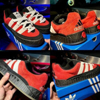 Giày bánh mì cá mập cổ điển, giày sneaker thời trang nhẹ nhàng, chống mài mòn cho nam và nữ, màu đỏ đen trắng zm2i