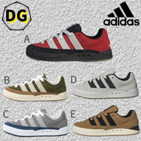 Giày bánh mì cá mập retro không đều, thời trang, nhẹ, bền, giày thể thao unisex, màu đỏ trắng đen b86p