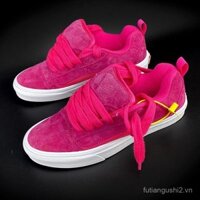 Giày bánh mì màu trái cây cháy nổ Giày Đôi dễ phối đồ thường ngày Giày đế bằng đế thấp Giày vải thời trang nam nữ