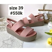 Giày bánh mì sandal crocs nữ auth pick store size 39~40