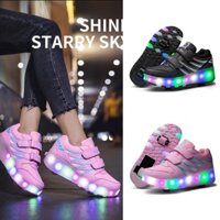 Giày Bánh Xe Giày Trượt Patin Trẻ Em Hai Bánh Giày Bánh Xe Có Bánh Xe Bé Gái Bé Trai Giày Bánh Xe Người Lớn Tàng Hình Gi