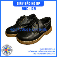 Giày bảo hộ đế nâu STEEL, giày bảo hộ ABC, giày thời trang nam size 38-43