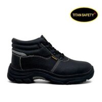 Giày Bảo Hộ Lao Động Cao Cổ Titan Safety Cronus S3 Mid Đế Cao Su Chống Dầu Chống Trượt