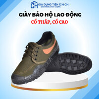 Giày Bảo Hộ Lao Động Đế Cao Su Chống Trượt Chống Nước Giày Công Trình Đi Làm Giày Vải Làm Nông Giày Ba Ta