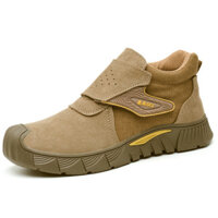 Giày bảo hộ lao động nam cho hàn, chống bỏng, cách nhiệt, chống va đập, chống thủng, giày làm việc công trường, giày an toàn, giày thợ hàn nhẹ J4CJ