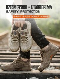 Giày bảo hộ lao động nam, giày cotton mùa đông, chống va đập, chống đâm thủng, mũi thép cách nhiệt nhẹ, giày bảo hộ lao động cũ bảo hộ công trường cho nữ