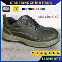 Giày bảo hộ lao động nữ Safety Jogger Bestgirl S3 mũi sắt chống đinh - Giày bảo hộ nữ đi công trình công trường xây dung