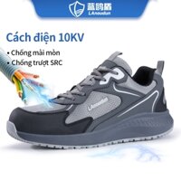 Giày bảo hộ nâng cao Giày công sở chống trượt chuyên nghiệp mũ nhựa chống trượt giày thợ điện 37-46 D210