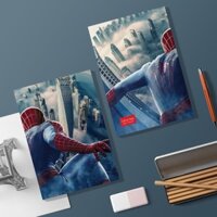 Giấy bao tập hoạ tiết Spider Man - Người nhện siêu ngầu - Giấy bóng dày chất lượng, hình in rõ nét - cho bé trai - BJ007