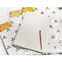 Giấy Baohong A3 lỡ 100%cotton 200gsm/300gsm vân Hot (Vẽ màu nước, acrylic..)