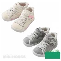 Giày bata cho bé gái, 90% cotton & 10% synthetic leather, Shoes, MIKIHOUSE, [13-9301-267]