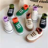 Giày Bata Cho Bé Trai Bé Gái, Giày Thể Thao Phong Cách Hàn Quốc, Không cột dây có size từ 1 tuổi đến 15 tuổi TT10