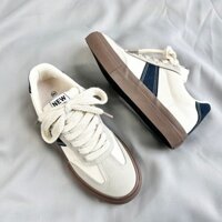 Giày Bata Nữ Phối Vạch Kẻ Bản Dây Thừng Phong Cách Hàn Quốc - Sneaker - Shoes