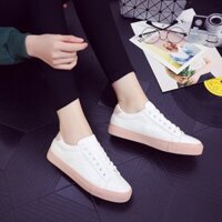 👟👟👟Giày bata trắng đế màu chất lừ