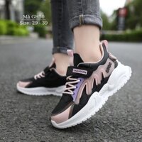 Giày bé gái 4 - 12 tuổi kiểu dáng thể thao siêu nhẹ êm chân phong cách thời trang và cá tính phù hợp đi học đi chơi GH50