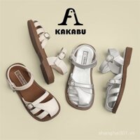 Giày bé gái Dép bít mũi công chúa trẻ em giày nhẹ phong cách bé gái trẻ trung mẫu mới mùa hè HOT