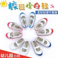 Giày bé gái, giày vải cho trẻ em, giày trắcho bé trai và bé gái, giày múa cho học sinh tiểu học, giày thể thao cho trẻ em, giày sneaker 009 UBJK