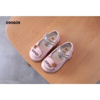Giày bệt búp bê bé gái hình mèo dễ thường, cute, siêu mềm nhẹ êm chân quảng châu cao cấp, ảnh thật ở cuối
