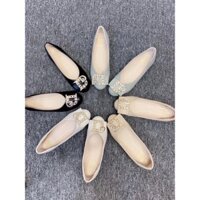 giày bệt diorr đính đá