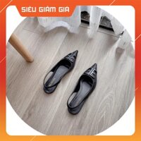 GIÀY BỆT HỞ GÓT MŨI NHỌN ĐÍNH HOẠ TIẾT - BST BỐN MÙA CỰC CHẤT 👠👠