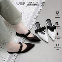 Giày bệt mũi nhọn quai ngang dúng