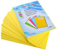 Giấy bìa màu - A4, 160gsm, Tenplus, Vàng