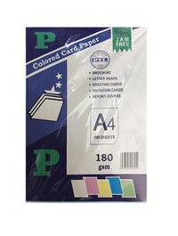 Giấy bìa màu A4 180gsm
