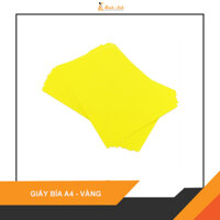 Giấy bìa màu A4 Coin - Vàng