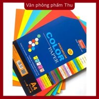 Giấy Bìa Màu A4 Pgrand - Xấp 100 tờ