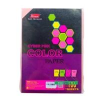 Giấy bìa màu dạ quang A4 160Gsm Grand 8480E                         &nbsp(&nbspGR-28 Cyber Pink-Hồng Dạ Quang&nbsp)