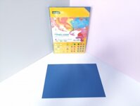 Giấy bìa màu đặc biệt Zentino A4 Xanh Dương Đậm 125gsm 8651