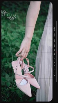 Giày bít cao gót Bitis nữ 6 cm - hồng - 38