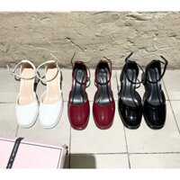 Giày bít gót khoét mũi vuông đế đúp cao 7p bigsize