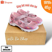 Giày bít mũi cho bé, quai dán, đế chống trượt